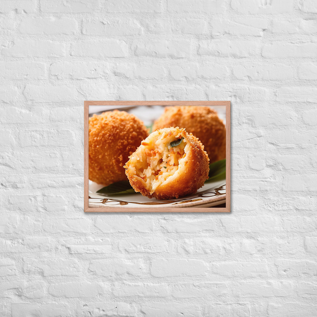 Arancini Framed poster 🤤 from Yumify.AI