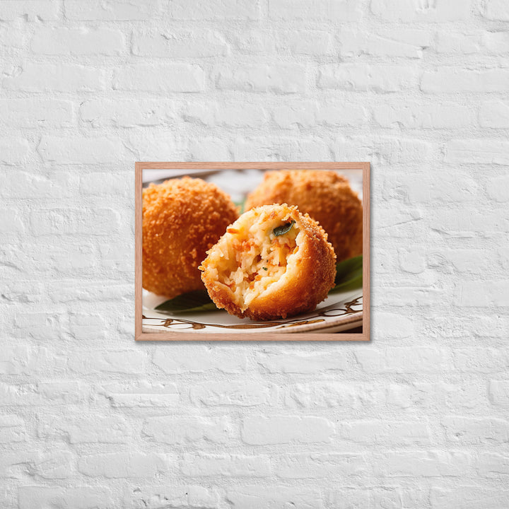 Arancini Framed poster 🤤 from Yumify.AI