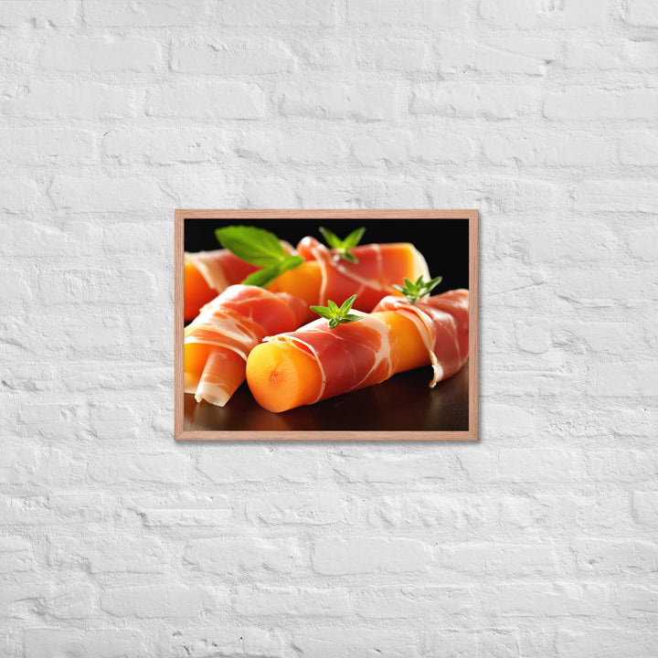 Prosciutto e Melone Framed poster 🤤 from Yumify.AI