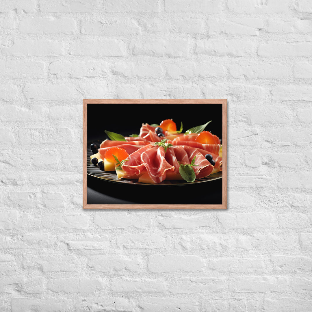 Prosciutto e Melone Framed poster 🤤 from Yumify.AI