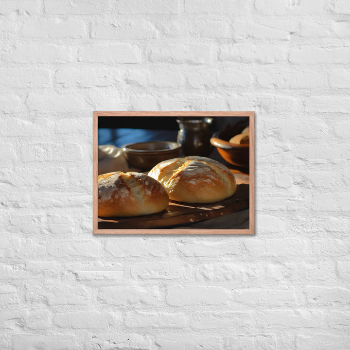 Moroccan Bread Framed poster 🤤 from Yumify.AI