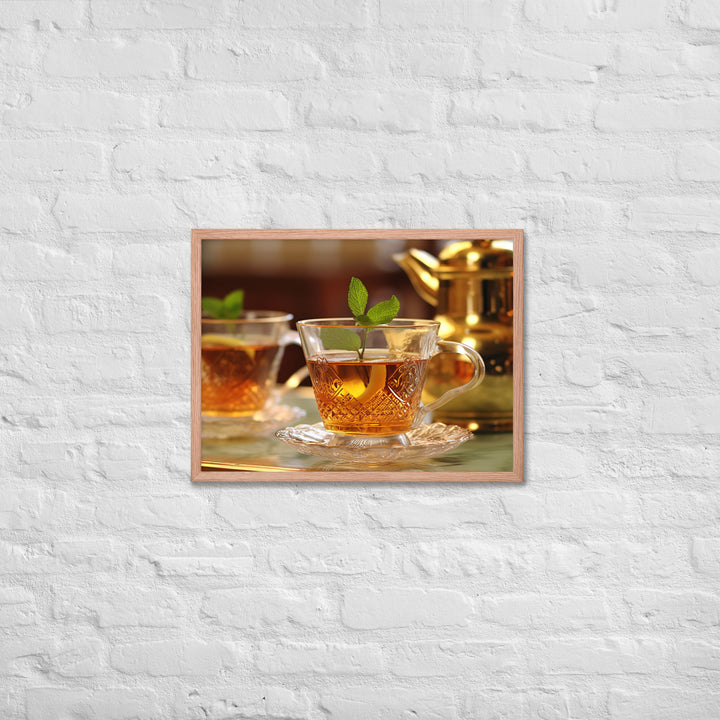 Moroccan Mint Tea Framed poster 🤤 from Yumify.AI