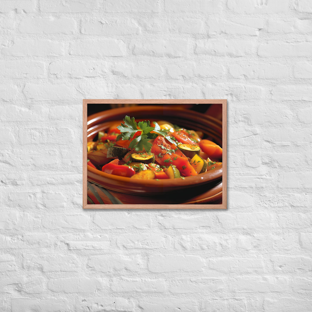 Vegetable Tagine Framed poster 🤤 from Yumify.AI