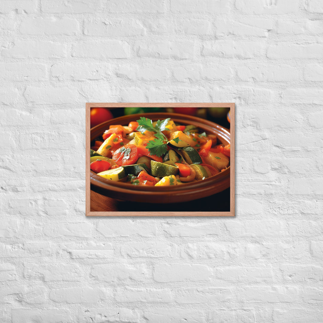 Vegetable Tagine Framed poster 🤤 from Yumify.AI