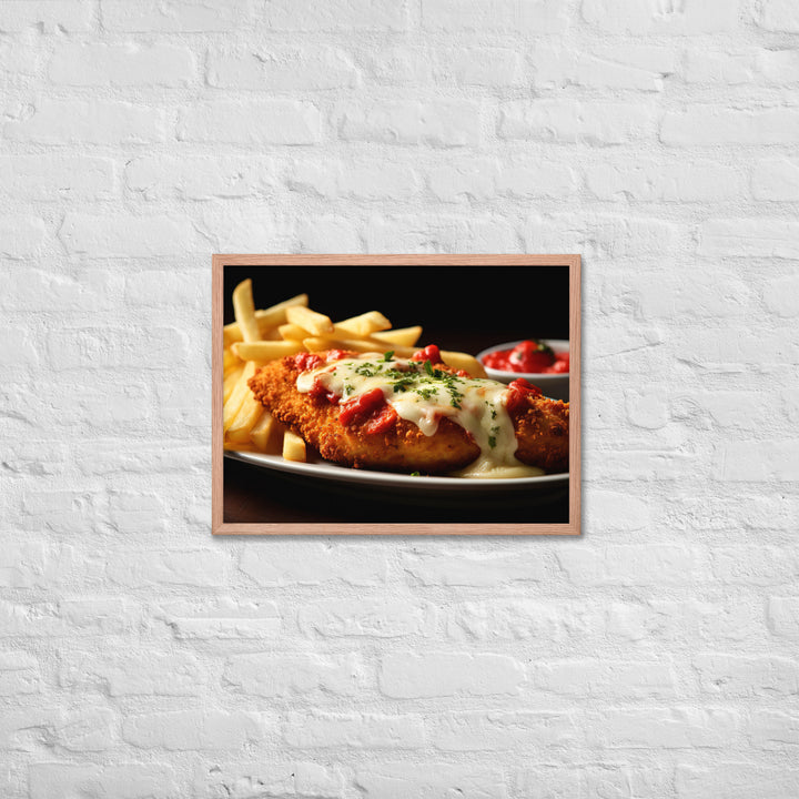 Chicken Parmigiana Framed poster 🤤 from Yumify.AI