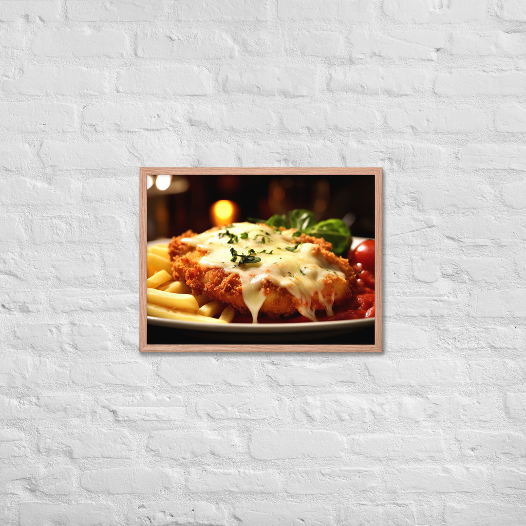 Chicken Parmigiana Framed poster 🤤 from Yumify.AI