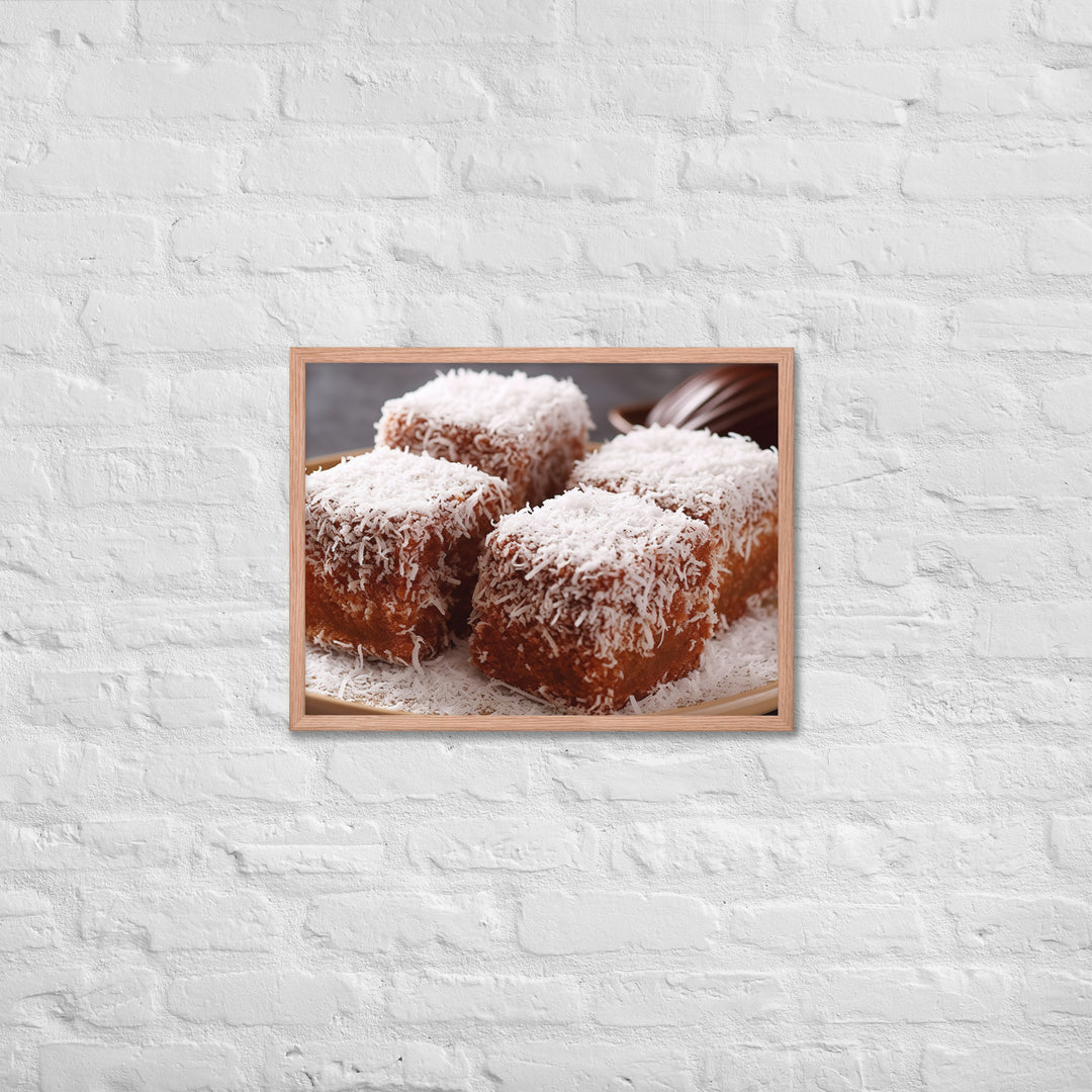 Lamingtons Framed poster 🤤 from Yumify.AI