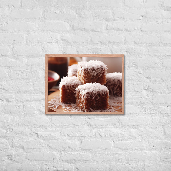 Lamingtons Framed poster 🤤 from Yumify.AI