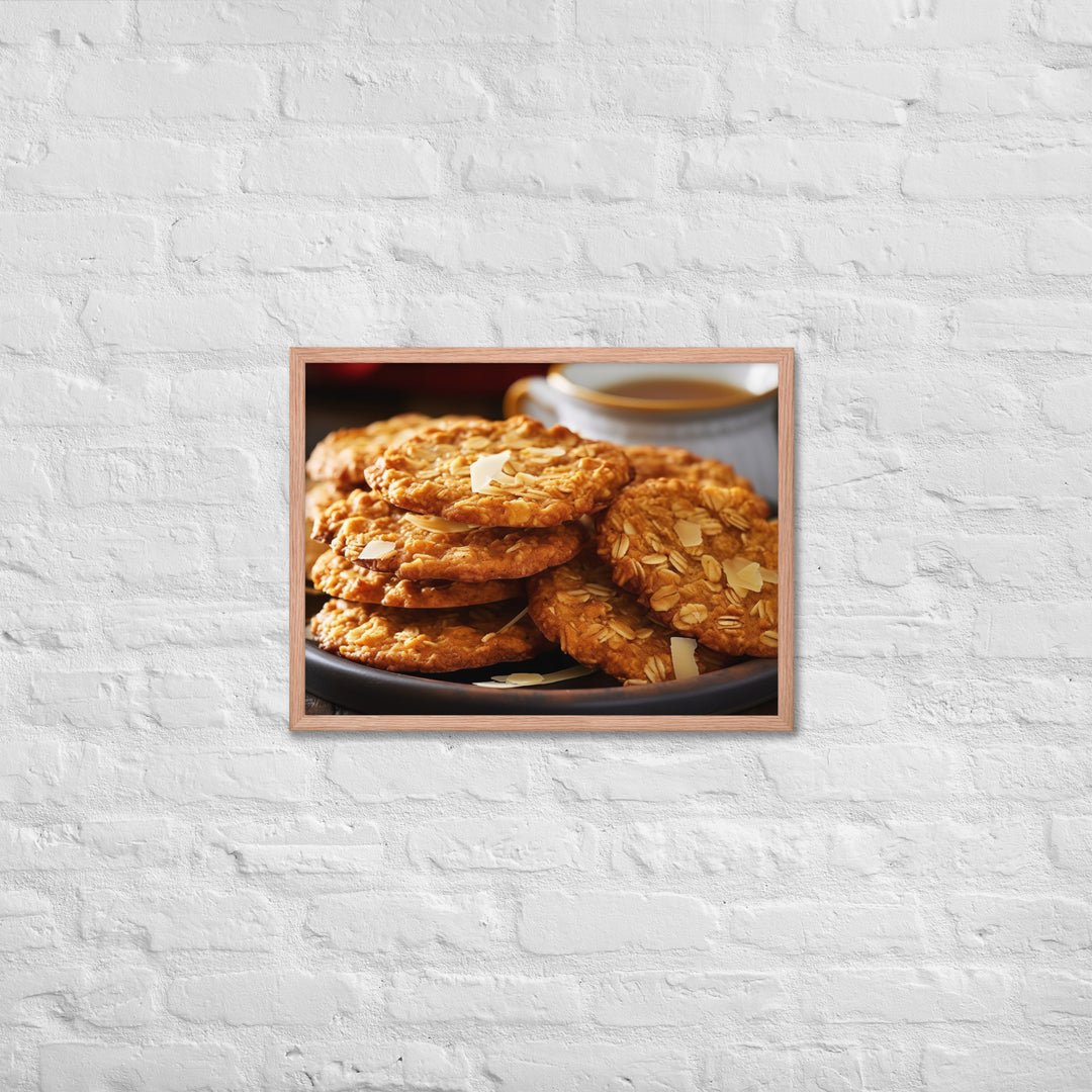 Anzac Biscuits Framed poster 🤤 from Yumify.AI