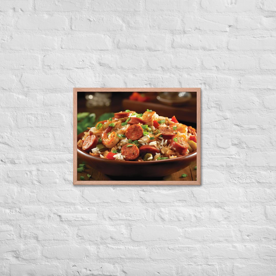 Jambalaya Framed poster 🤤 from Yumify.AI