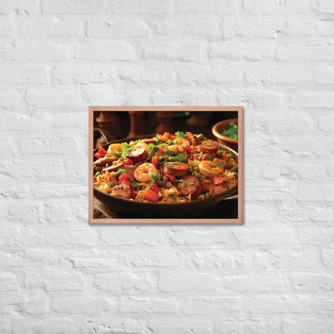 Jambalaya Framed poster 🤤 from Yumify.AI