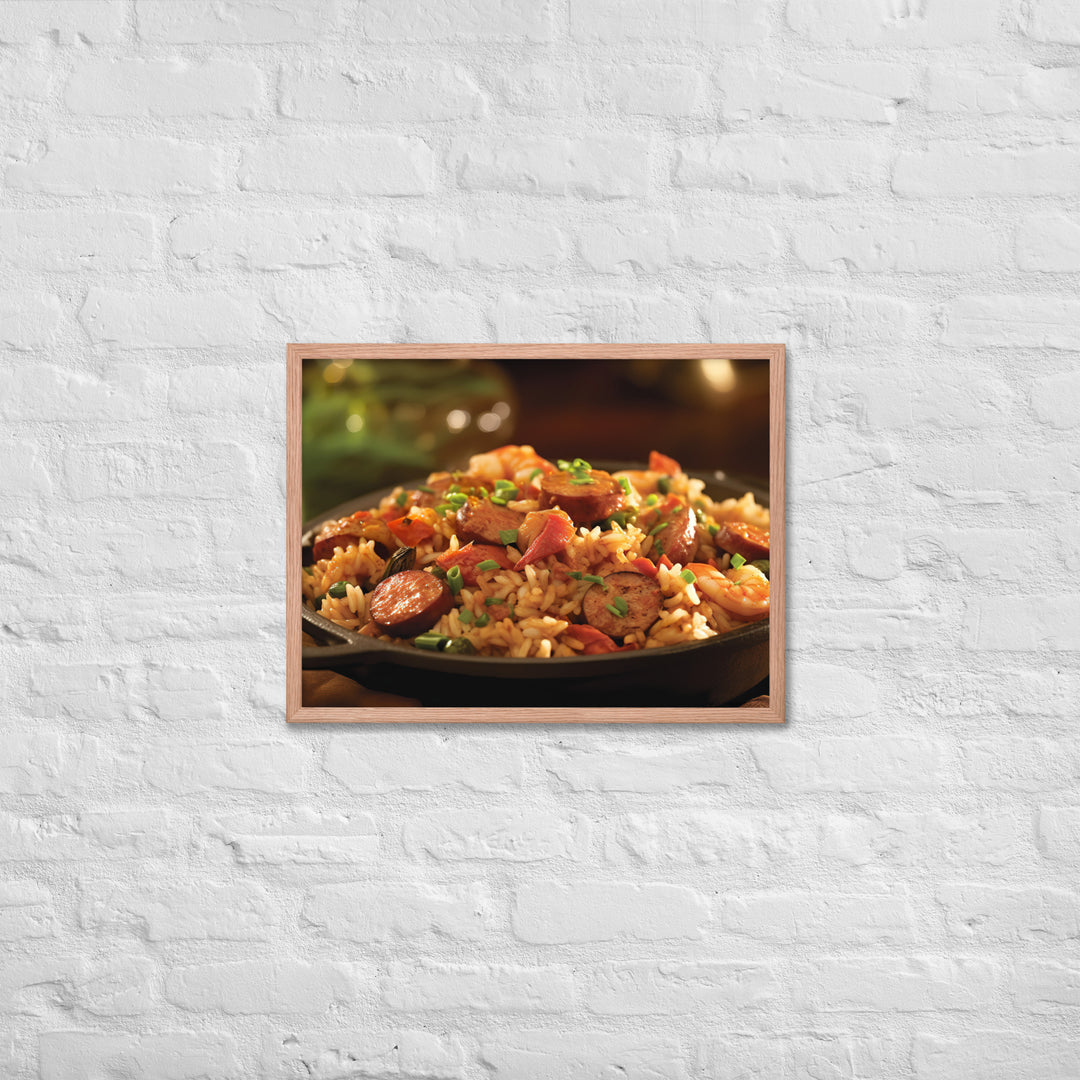 Jambalaya Framed poster 🤤 from Yumify.AI