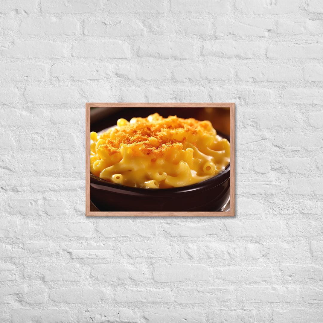 Macaroni and Cheese Framed poster 🤤 from Yumify.AI