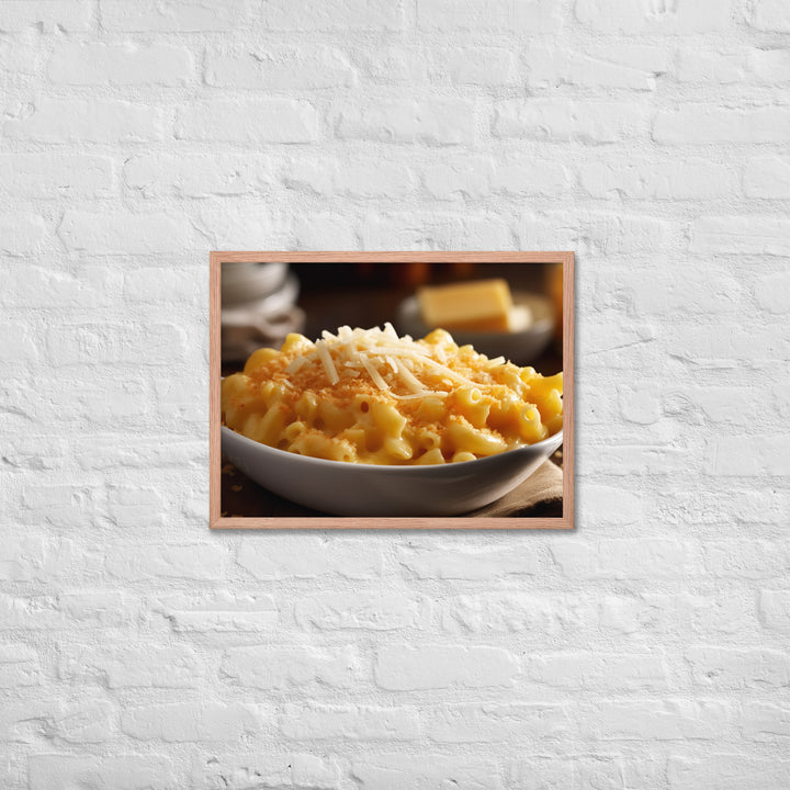 Macaroni and Cheese Framed poster 🤤 from Yumify.AI