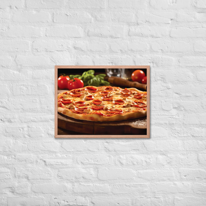 Pizza Framed poster 🤤 from Yumify.AI