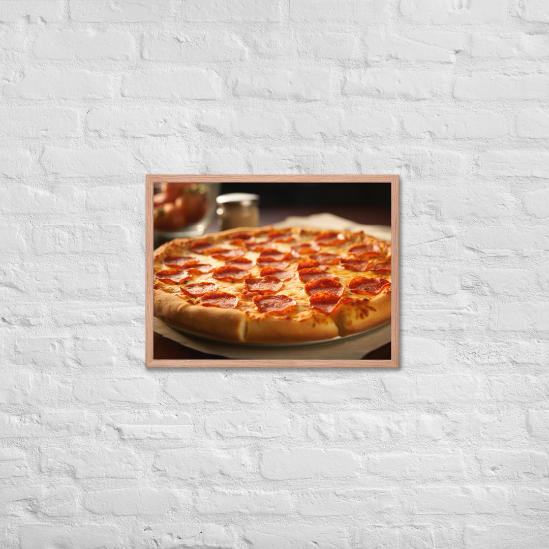 Pizza Framed poster 🤤 from Yumify.AI