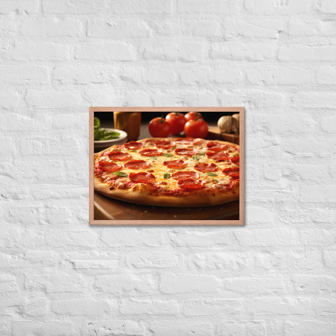 Pizza Framed poster 🤤 from Yumify.AI