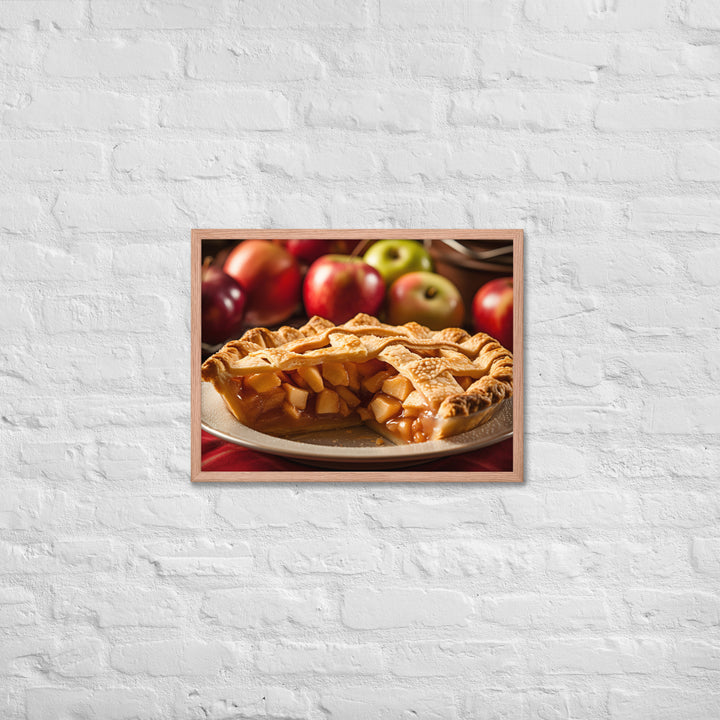 Apple Pie Framed poster 🤤 from Yumify.AI