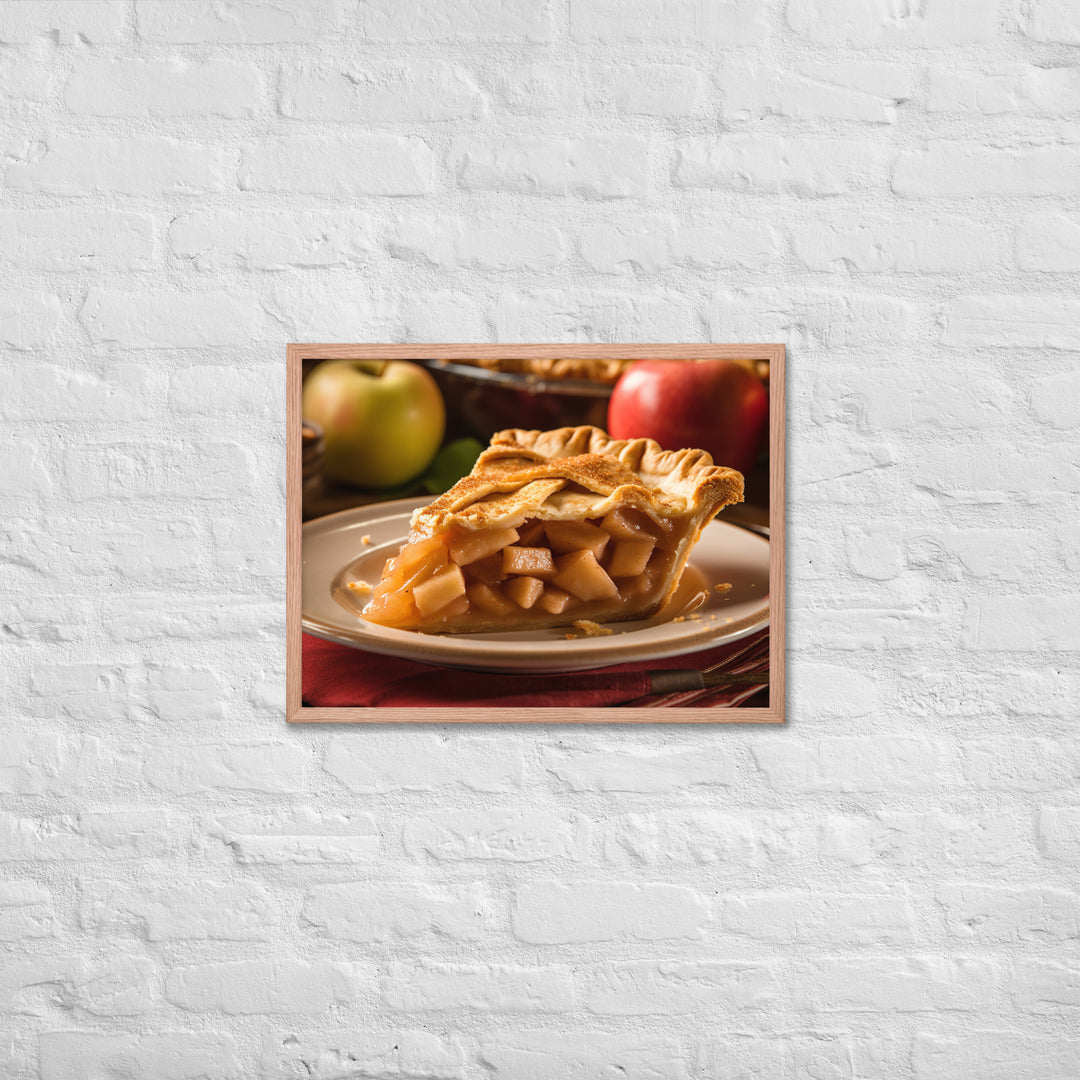 Apple Pie Framed poster 🤤 from Yumify.AI