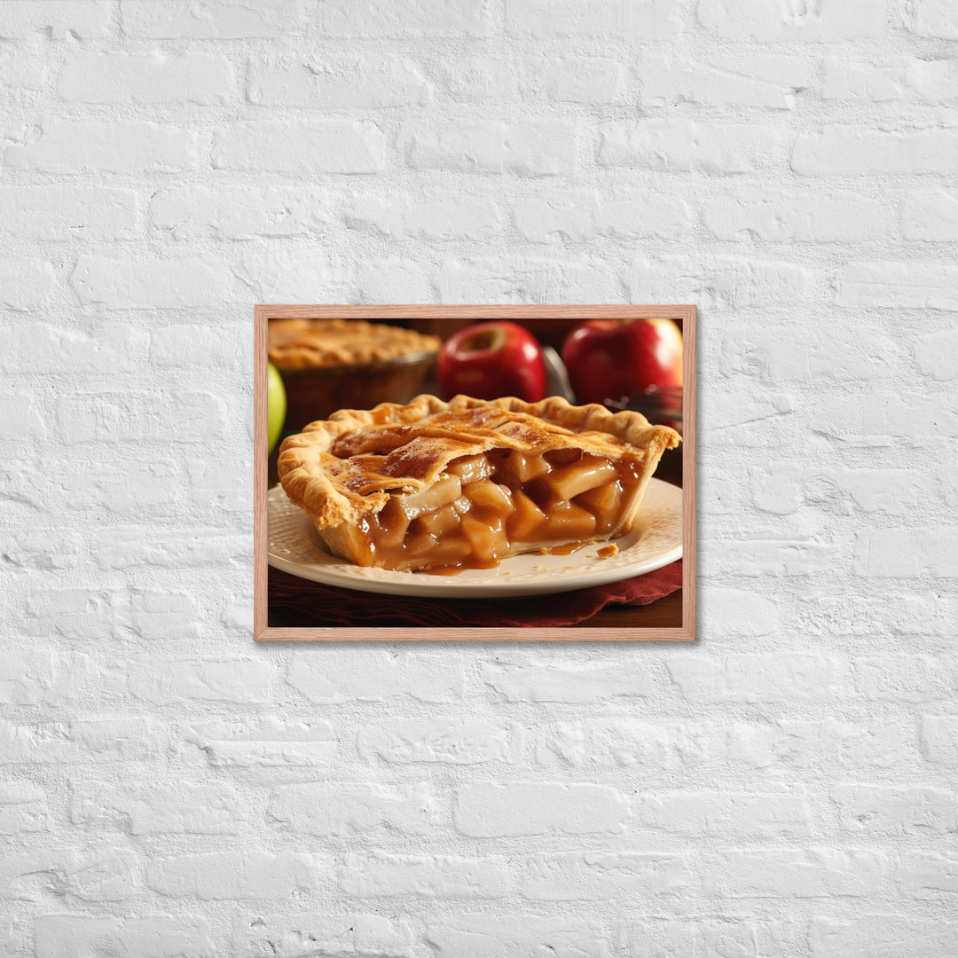 Apple Pie Framed poster 🤤 from Yumify.AI