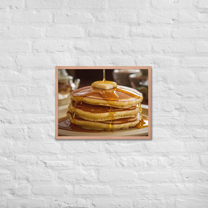 Pancakes Framed poster 🤤 from Yumify.AI