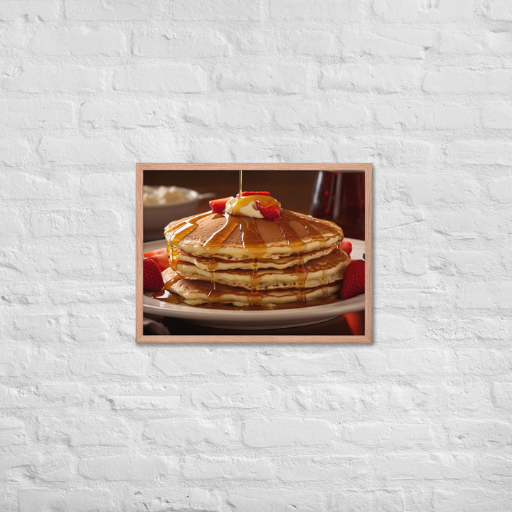 Pancakes Framed poster 🤤 from Yumify.AI