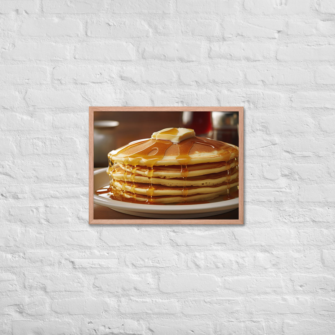 Pancakes Framed poster 🤤 from Yumify.AI