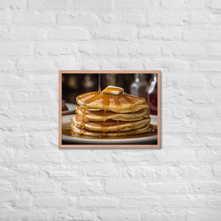 Pancakes Framed poster 🤤 from Yumify.AI