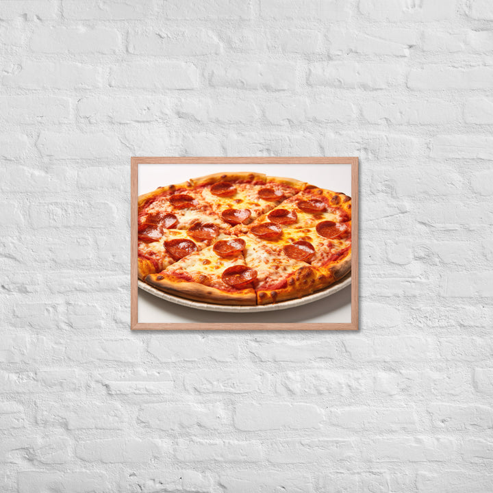 New York style Pizza Framed poster 🤤 from Yumify.AI