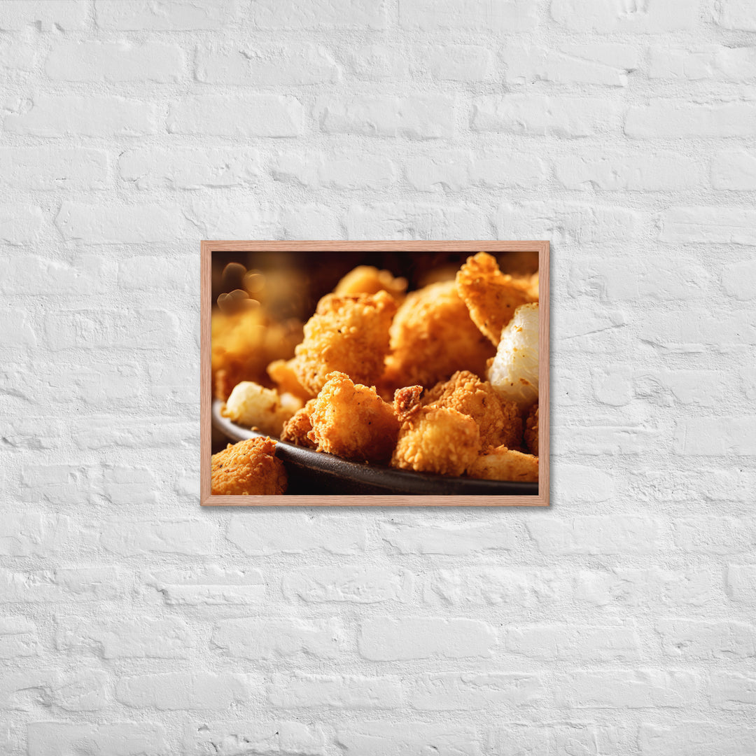 Popcorn Chicken Framed poster 🤤 from Yumify.AI