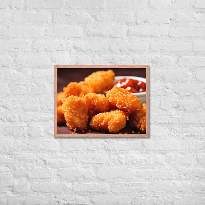 Popcorn Chicken Framed poster 🤤 from Yumify.AI