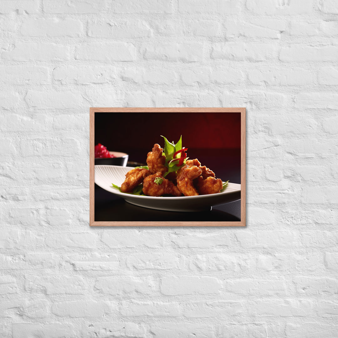 Japanese Karaage Framed poster 🤤 from Yumify.AI