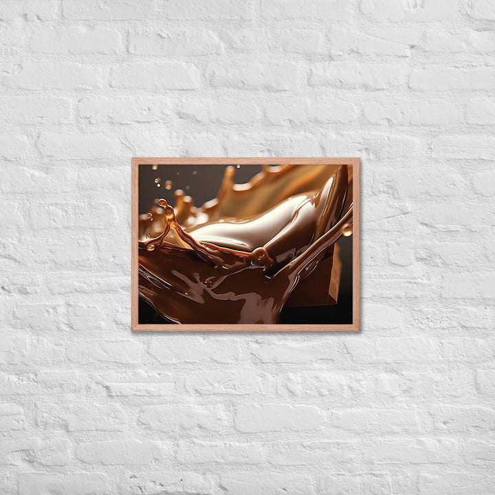 Milk Chocolate Framed poster 🤤 from Yumify.AI