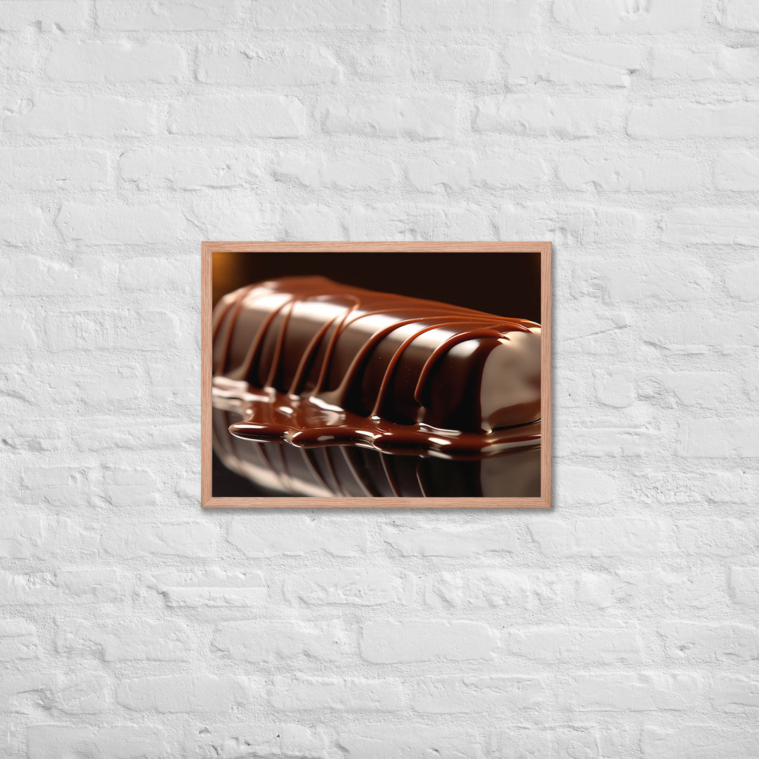 Chocolate Ganache Framed poster 🤤 from Yumify.AI