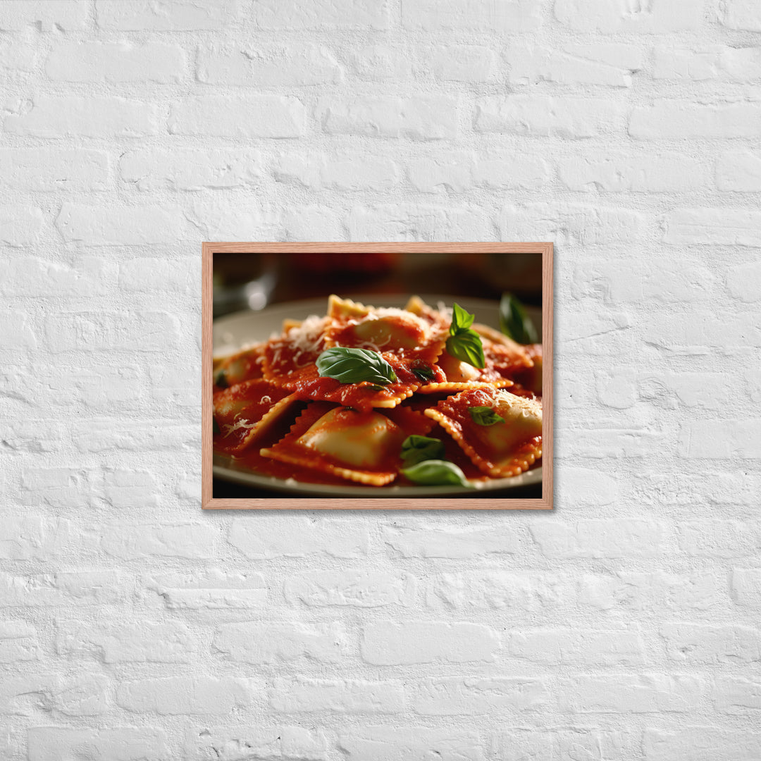 Ravioli Framed poster 🤤 from Yumify.AI