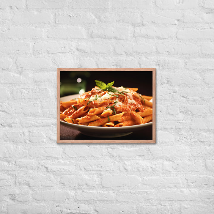 Penne alla Vodka Framed poster 🤤 from Yumify.AI