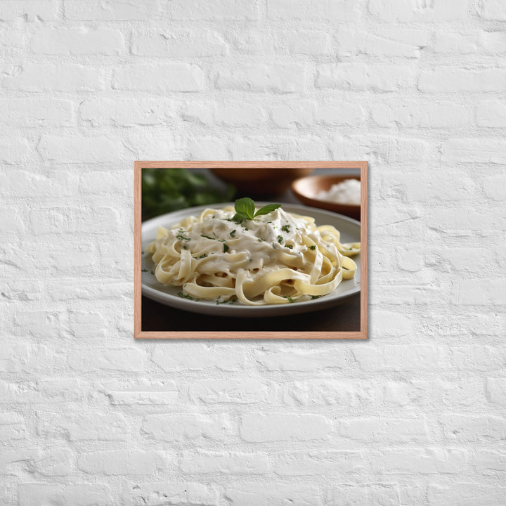 Fettuccine Alfredo Framed poster 🤤 from Yumify.AI