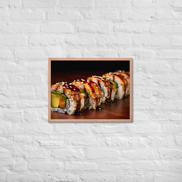 Unagi Roll Framed poster 🤤 from Yumify.AI