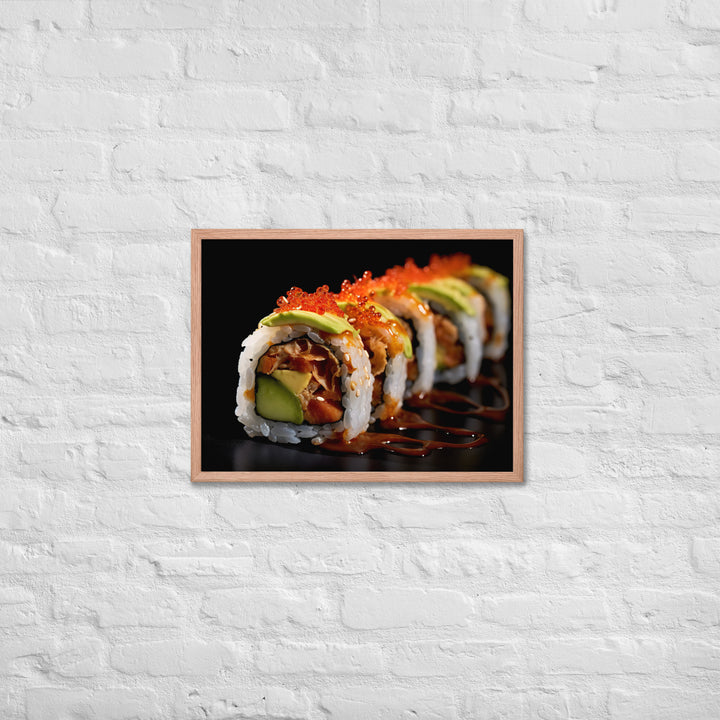 Spicy Tuna Roll Framed poster 🤤 from Yumify.AI