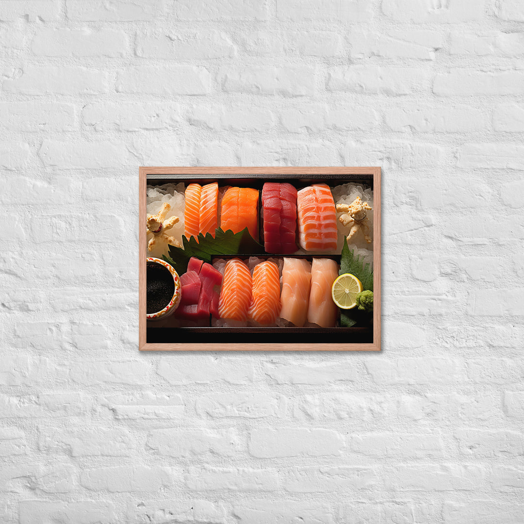 Sashimi Framed poster 🤤 from Yumify.AI