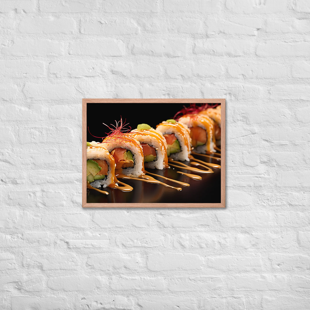 Philadelphia Roll Framed poster 🤤 from Yumify.AI