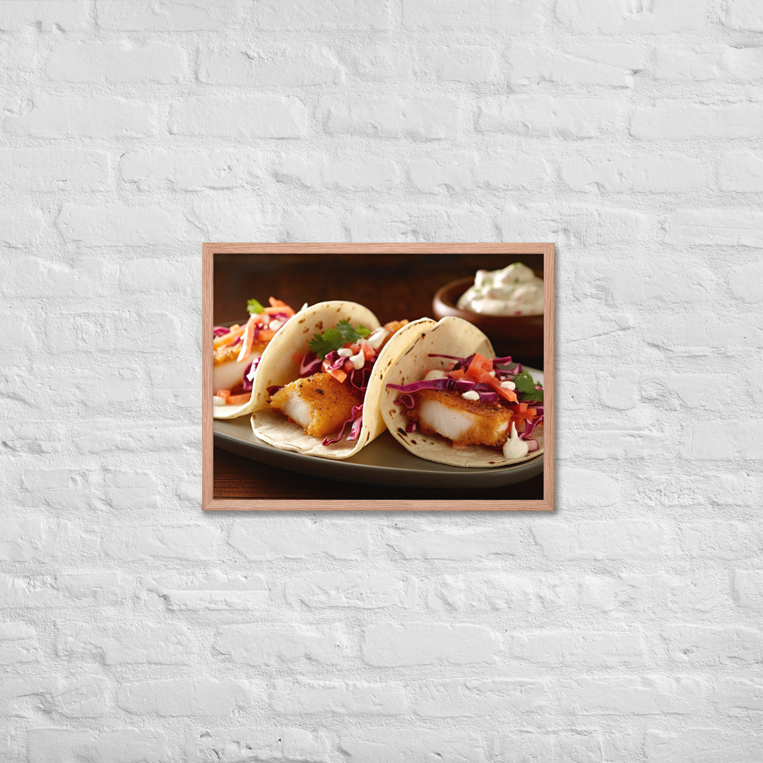 Fish Tacos Framed poster 🤤 from Yumify.AI