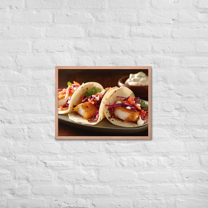 Fish Tacos Framed poster 🤤 from Yumify.AI