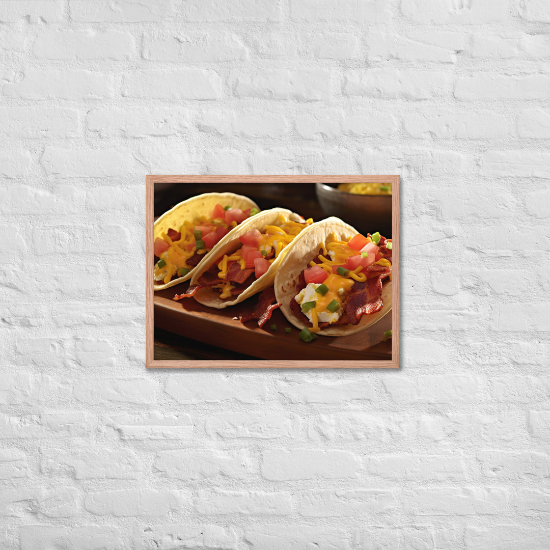 Breakfast Tacos Framed poster 🤤 from Yumify.AI