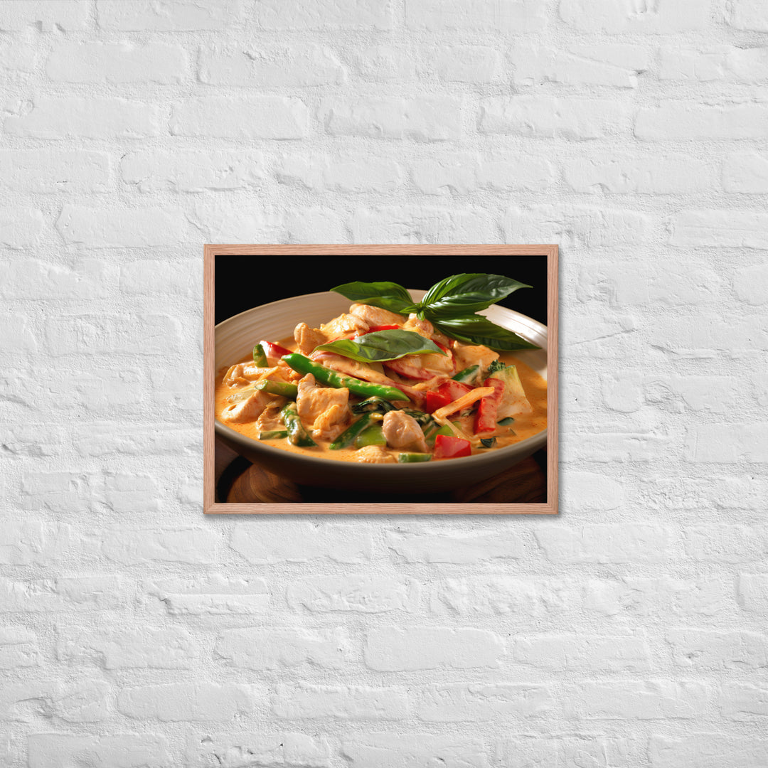 Thai Panang Curry Framed poster 🤤 from Yumify.AI