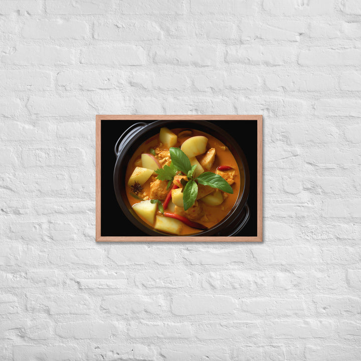 Massaman Curry Framed poster 🤤 from Yumify.AI