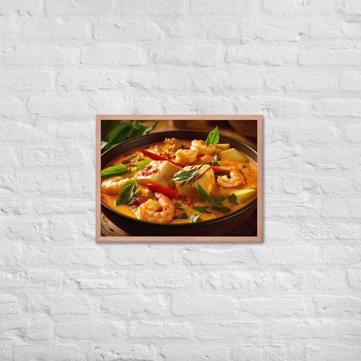 Malaysian Laksa Curry Framed poster 🤤 from Yumify.AI