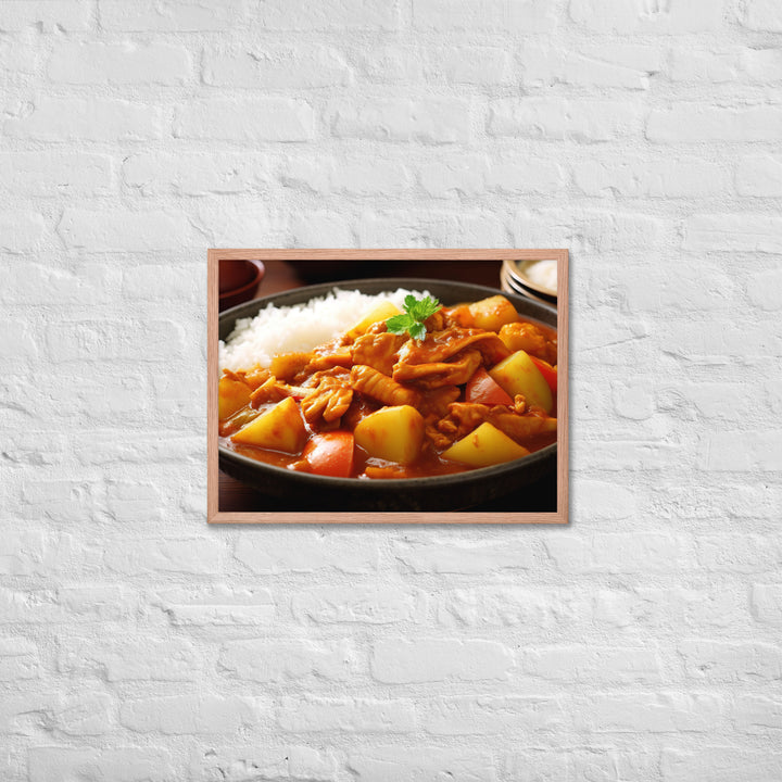 Japanese Curry Framed poster 🤤 from Yumify.AI