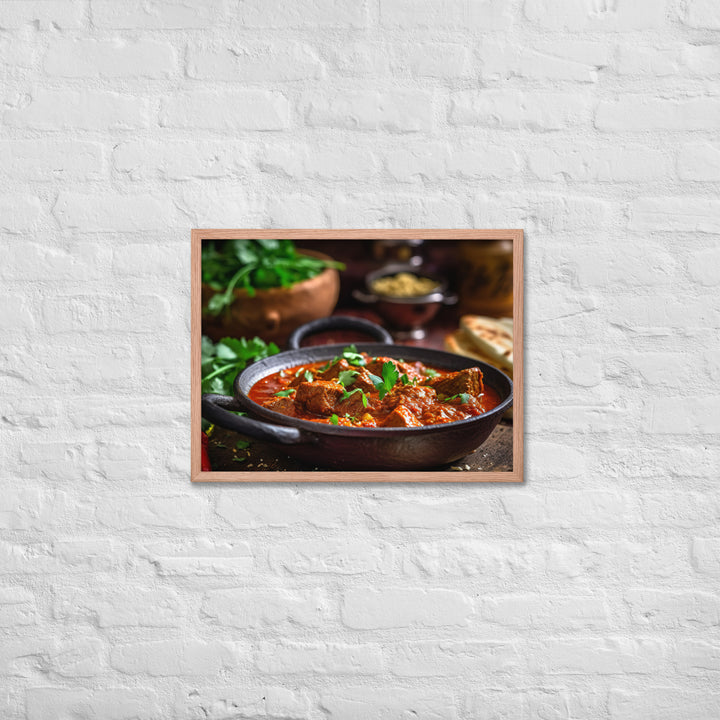 Indian Rogan Josh Curry Framed poster 🤤 from Yumify.AI