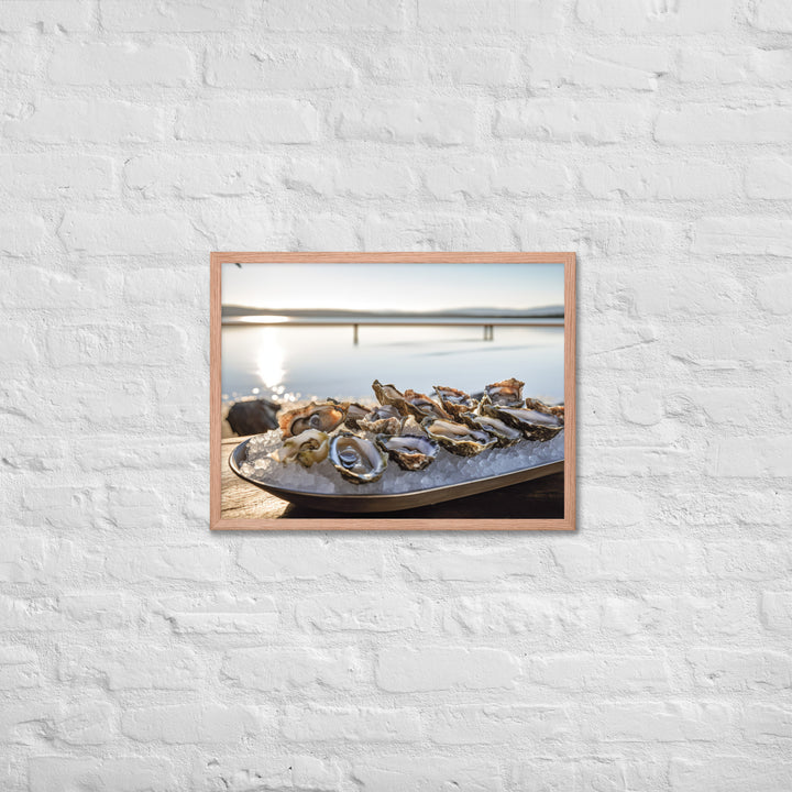 Coffin Bay Oyster Framed poster 🤤 from Yumify.AI